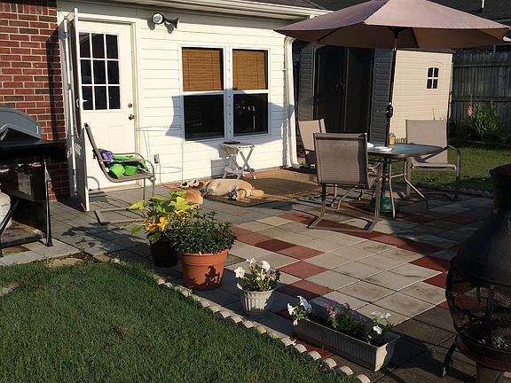 Large back patio 