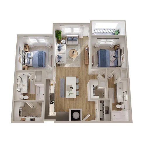 Floor plan B1 - Affordable