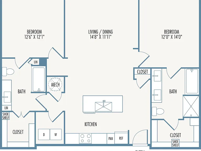 Tribute at the Rim Floor Plan B3 Tribute at the Rim Floor Plan B3