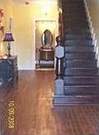 View into downstairs bathroom