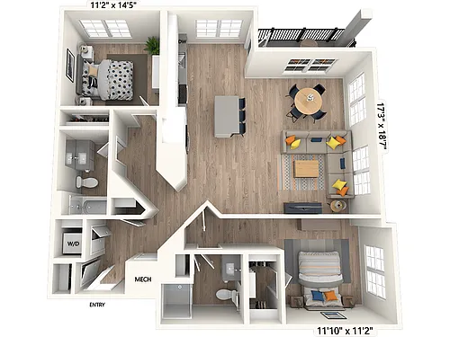 Floor plan B-05-Scheme II