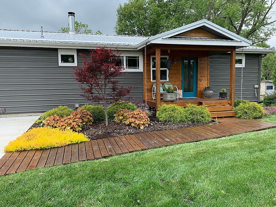 Inviting front porch