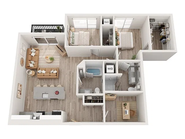 Floor plan D2