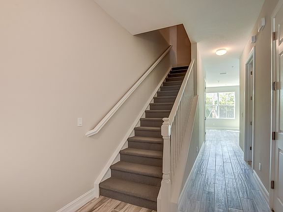 Stairs to loft and bedrooms