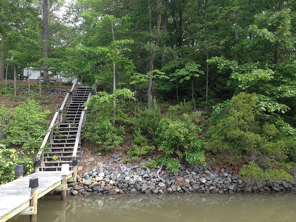 Riprapped waterfront 