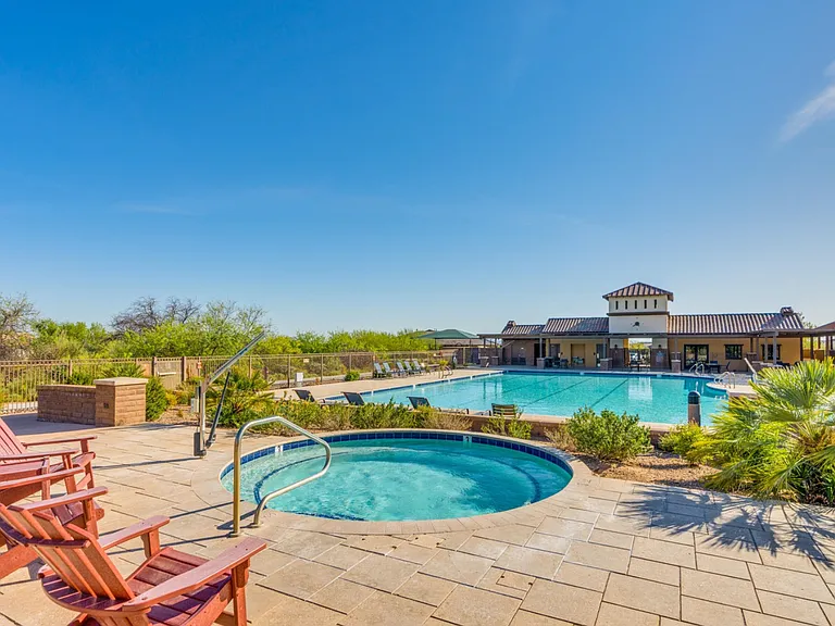 Heated spa at Private Community pool