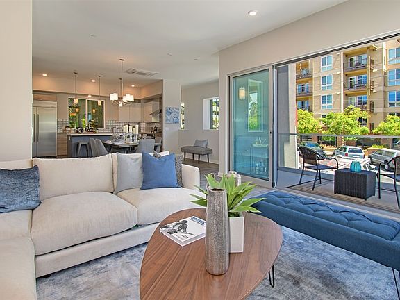 A finished living room