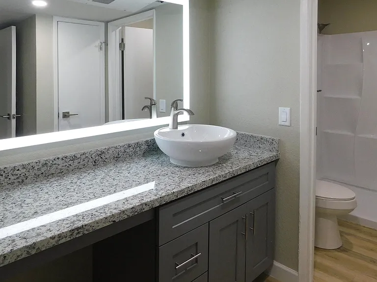 1-Bedroom Vanity with LED Mirror