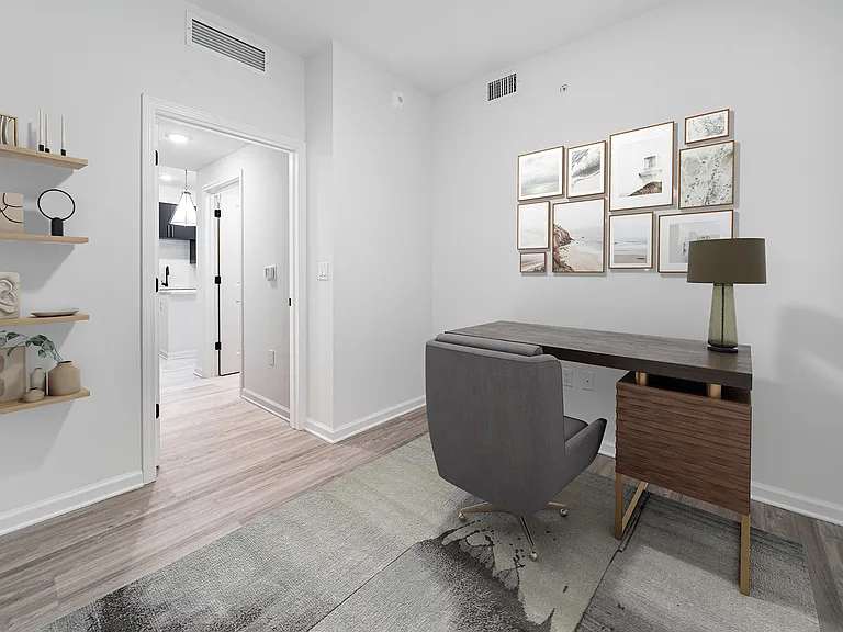 Select homes have seperate den area
