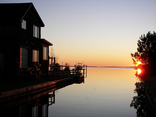 Sunrise in the Pungo River & ICW