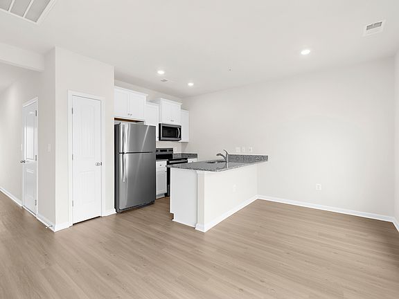 Angled-view of the kitchen