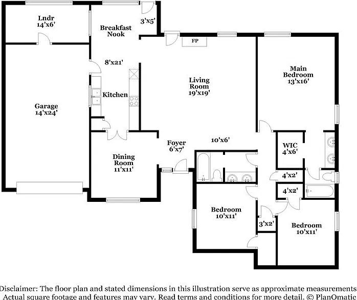 3 bed, 2.0 bath, 1621 sqft, $1,725 — Photo 2