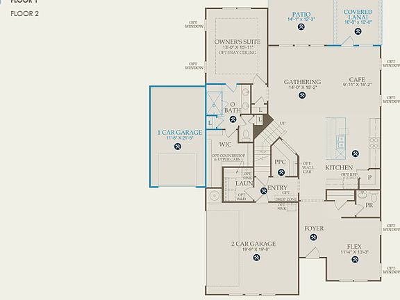 Stonebrook Floor Plan, Quick Move-in Home, Floor 1