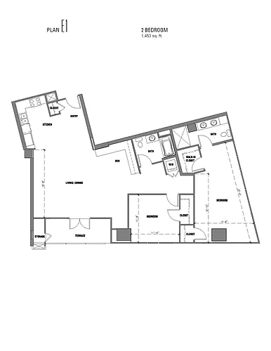 Floor plan E1