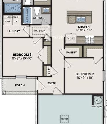The Corral First Floor Plan
