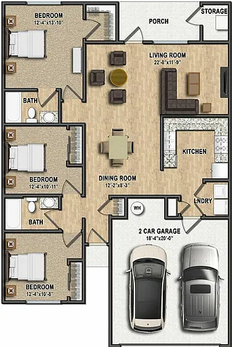 Floor plan Pendleton