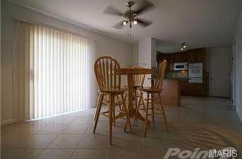 Newer Anderson sliders in the dining room that lead to the large