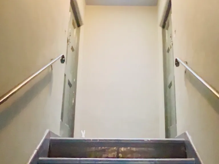 Stairwell to upstairs units