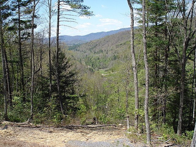 Mountain view from the lot