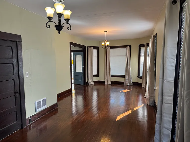 Extra large living room on main floor of home