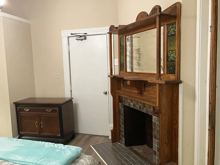 Antique non-working fireplace