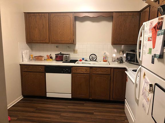 Kitchen from doorway. Very large. Lazy Susan in right hand corner