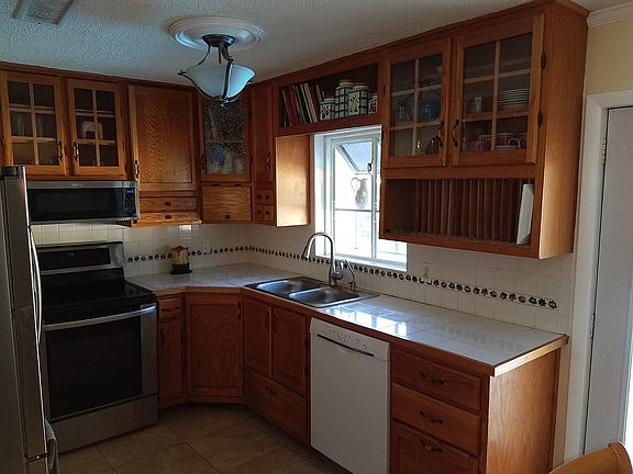 Solid red oak cabinets