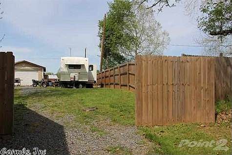 Large back yard.  Lots of room for parking rv's.