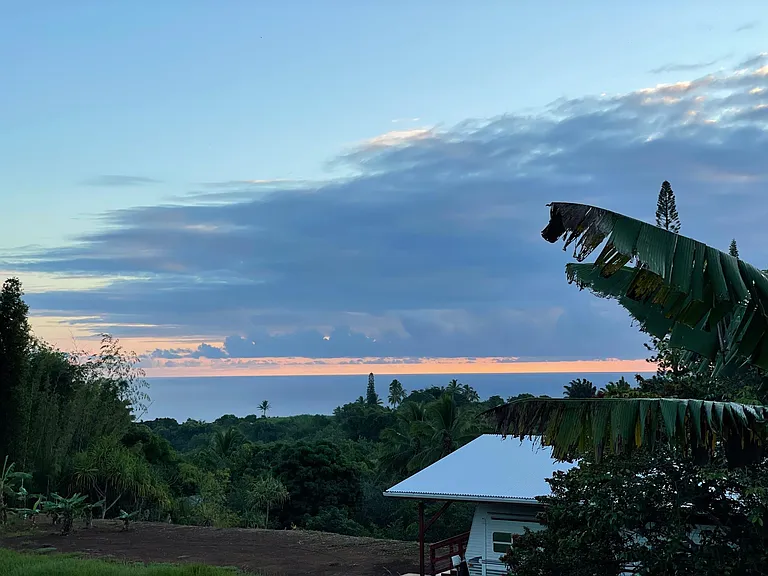 sunrise with ocean views