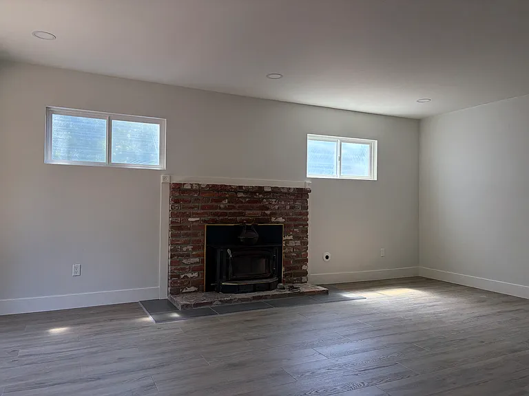 Family room fireplace