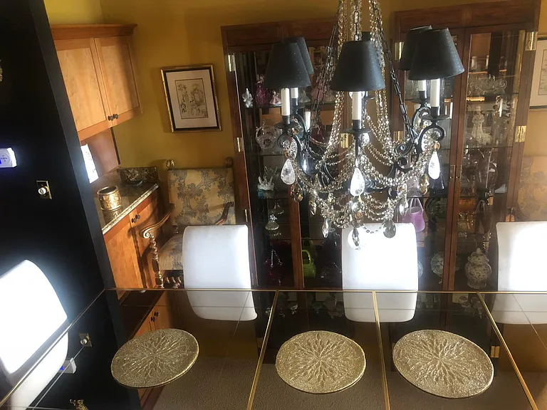 Dining room chandelier Henreydon dining room table
