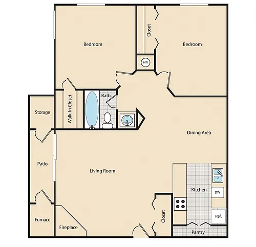 Floor plan The Meadowlark