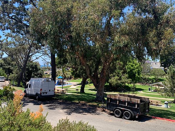 view from front deck
