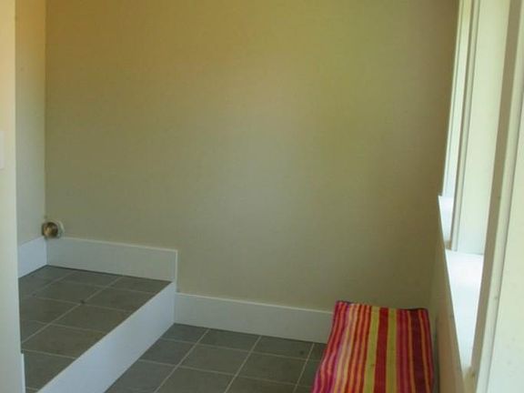 Laundry room has washer and dryer installed currently