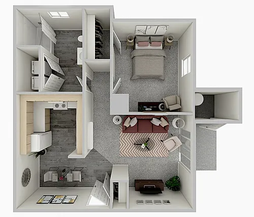 Floor plan 1B1B