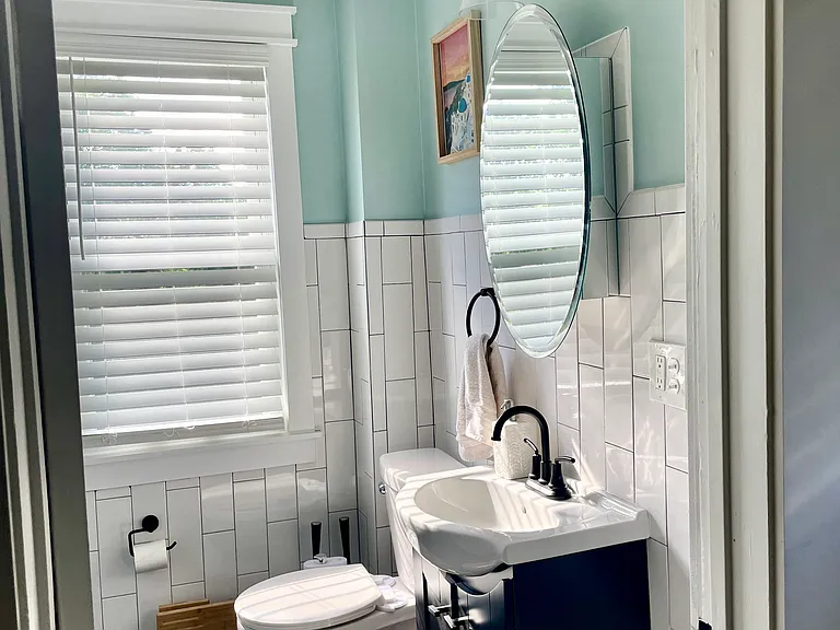 Tiled bathroom