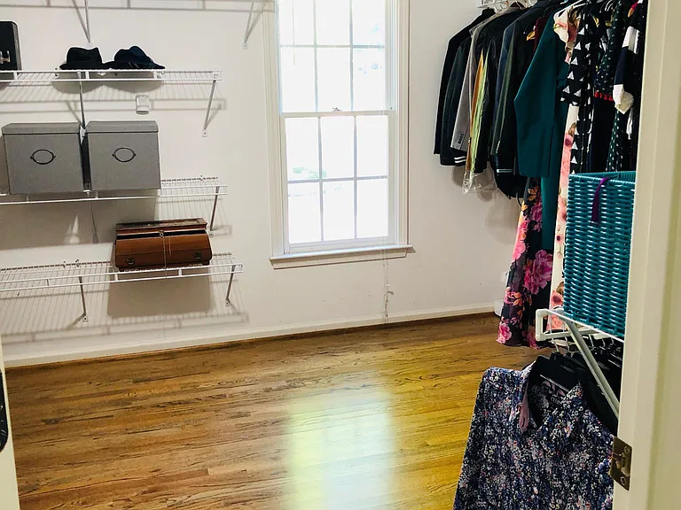 Master bedroom closet