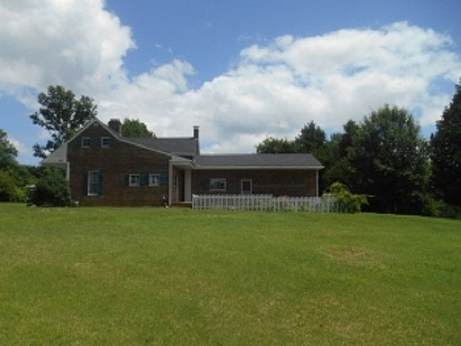 The front of the home