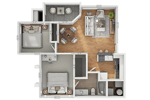 Floor plan 2A1