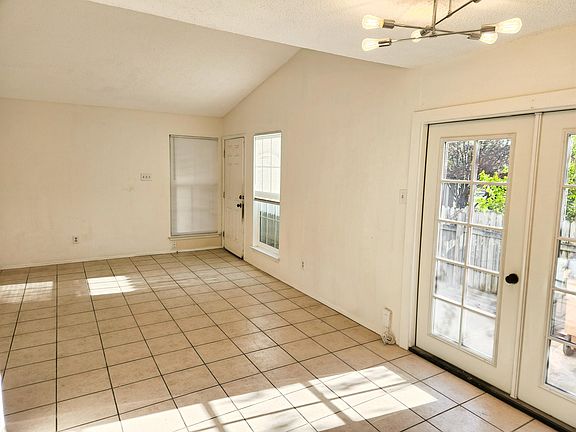 Easy access to private patio straight from the living room area.