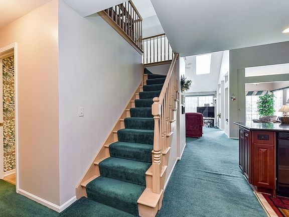 This home accommodates one level living with the main floor master.  There are 2 more bedrooms upsta