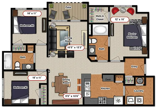 Floor plan C1