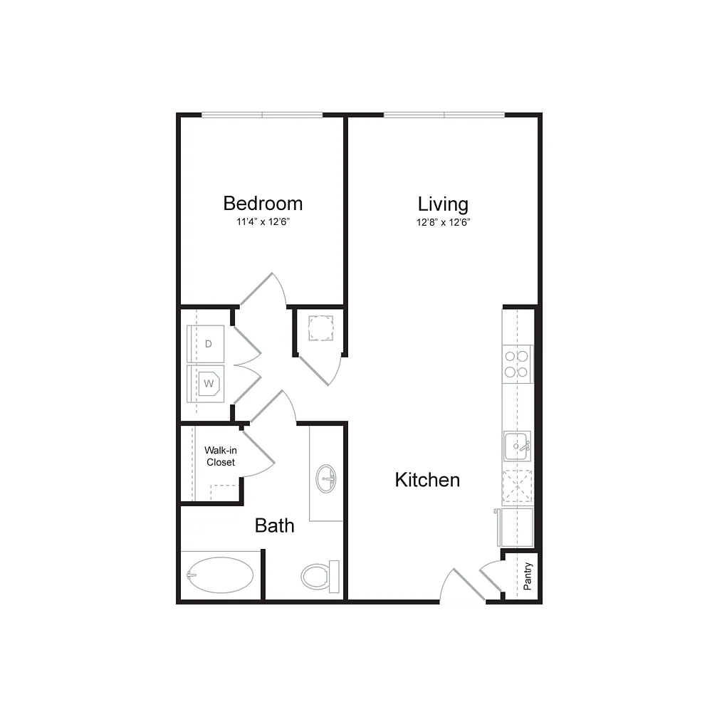 Floor plan A1HC.80