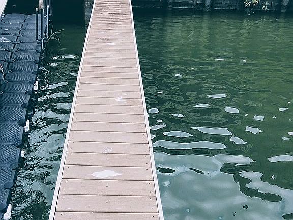 That's a long boat slip!