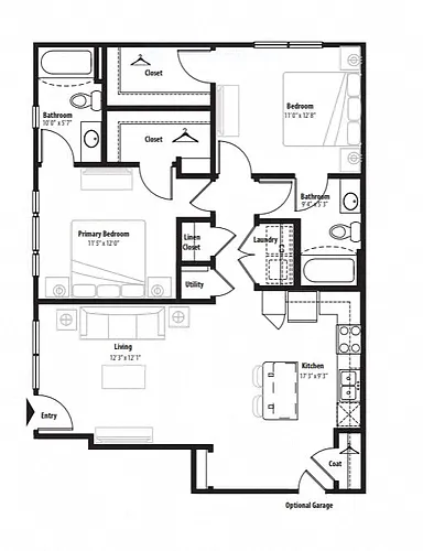 Floor plan B1