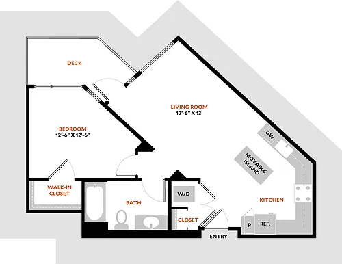 Floor plan Plan 1C