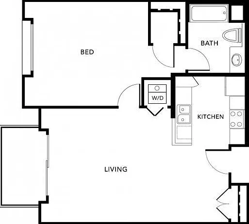 Plan I-1 (Imperia) floor plan Living at NoHo