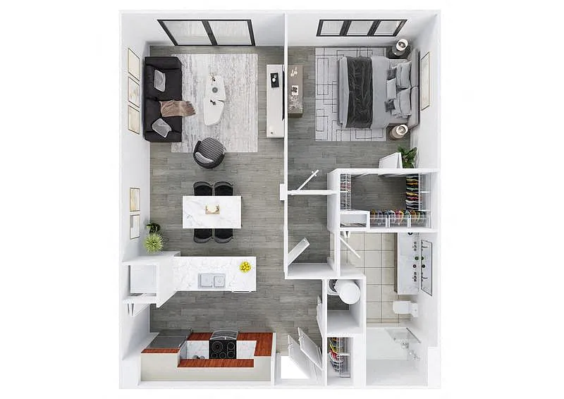 Floor plan A1C