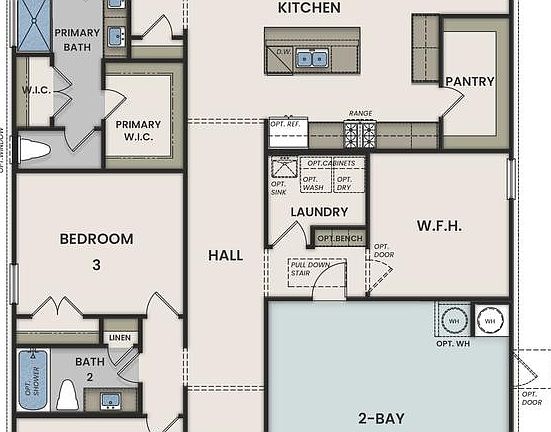 The Laurel First Floor Plan