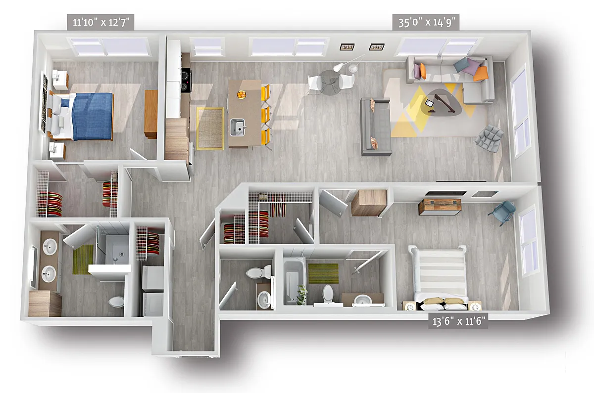 Floor plan B8